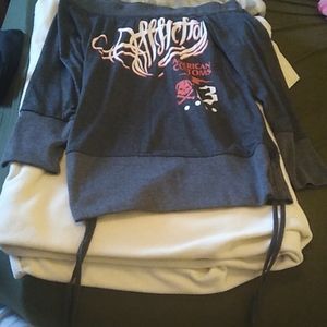 Sexy long sleeve tee charcoal gray color